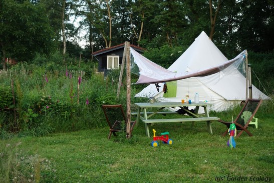 landgoedcamping buiten tent